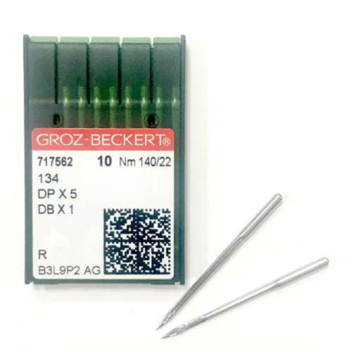 GROZ-BECKERT DPx5 №140 R голки для прямострочних машин з товстою колбою GROZ-BECKERT DPx5 №140 R голки для прямострочних машин з товстою колбою