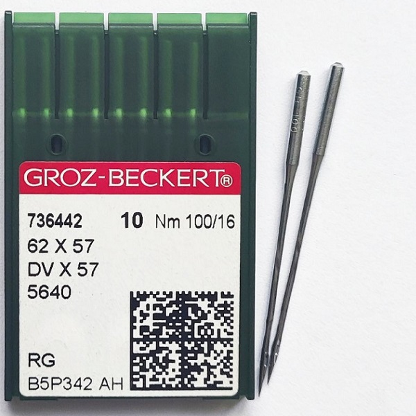 GROZ-BECKERT DVx57 №100 RG голки для поясних машин GROZ-BECKERT DVx57 №100 RG голки для поясних машин
