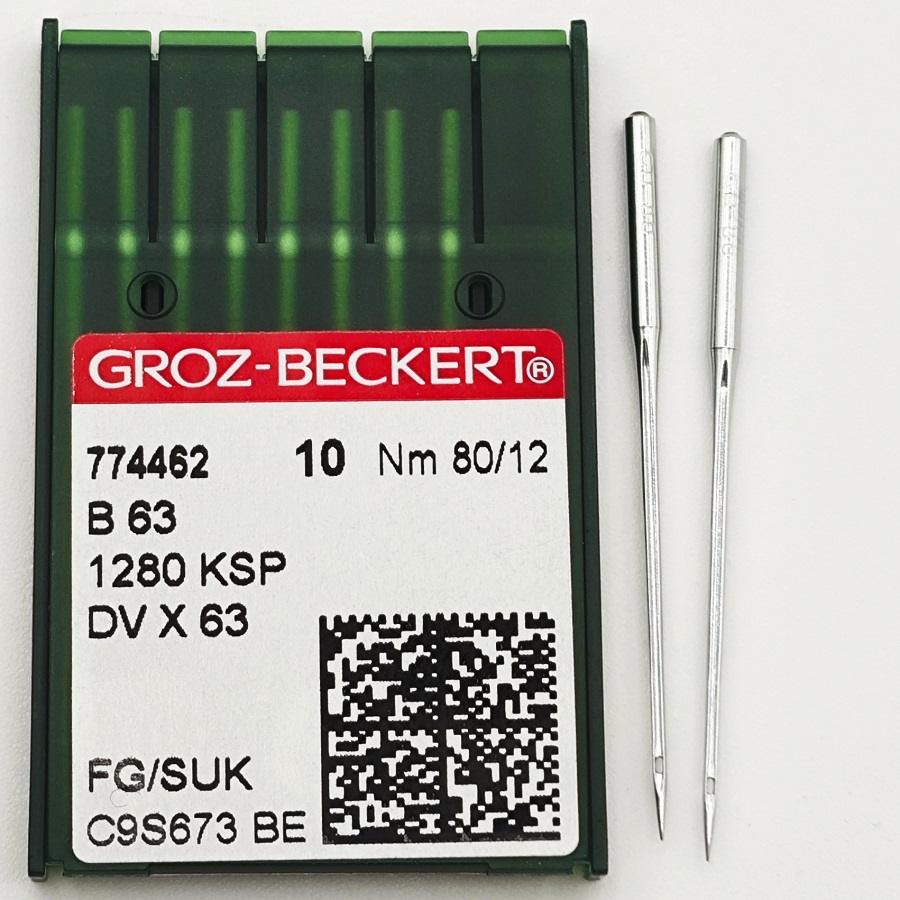 GROZ-BECKERT DVx63 №80 SUK голки для плоскошовних машин GROZ-BECKERT DVx63 №80 SUK голки для плоскошовних машин