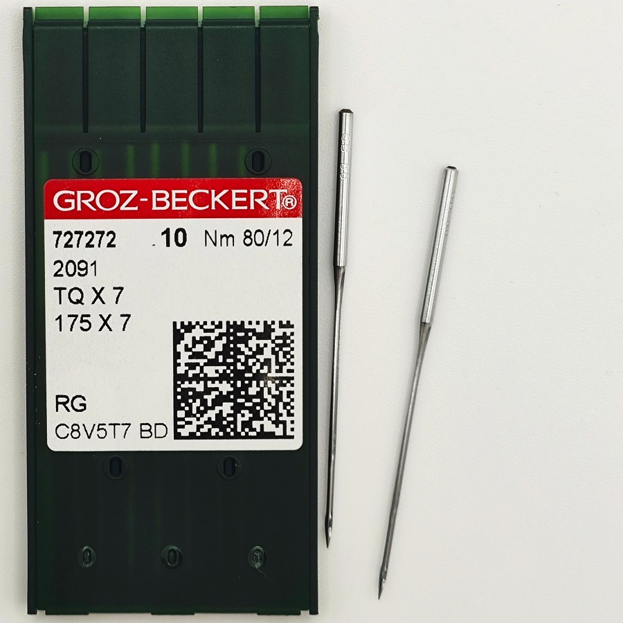 GROZ-BECKERT TQx7 №80 RG голки для ґудзикових машин GROZ-BECKERT TQx7 №80 RG голки для ґудзикових машин