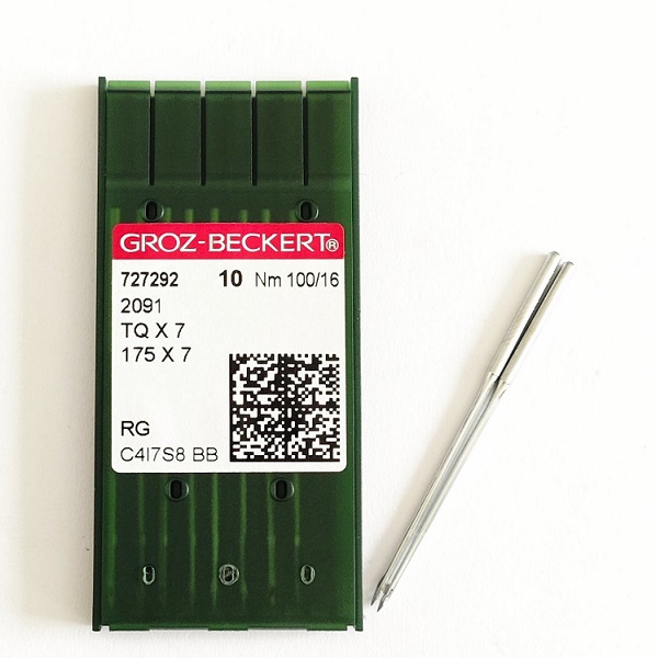 GROZ-BECKERT TQx7 №100 RG голки для ґудзикових машин GROZ-BECKERT TQx7 №100 RG голки для ґудзикових машин