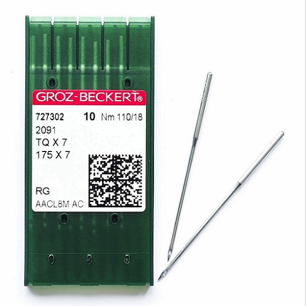 GROZ-BECKERT TQx7 №90 RG голки для ґудзикових машин GROZ-BECKERT TQx7 №90 RG голки для ґудзикових машин