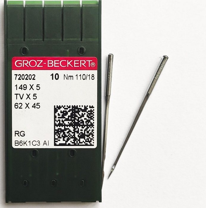 GROZ-BECKERT TVx5 №110 RG голки для машин ланцюжкового стібка