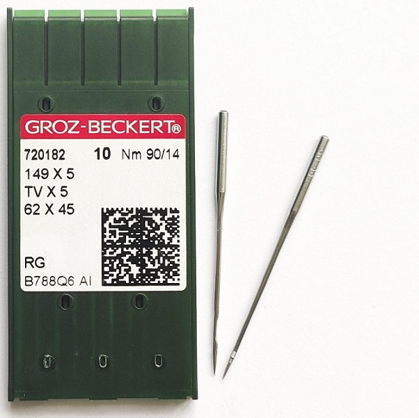 GROZ-BECKERT TVx5 №90 RG голки для машин ланцюжкового стібка
