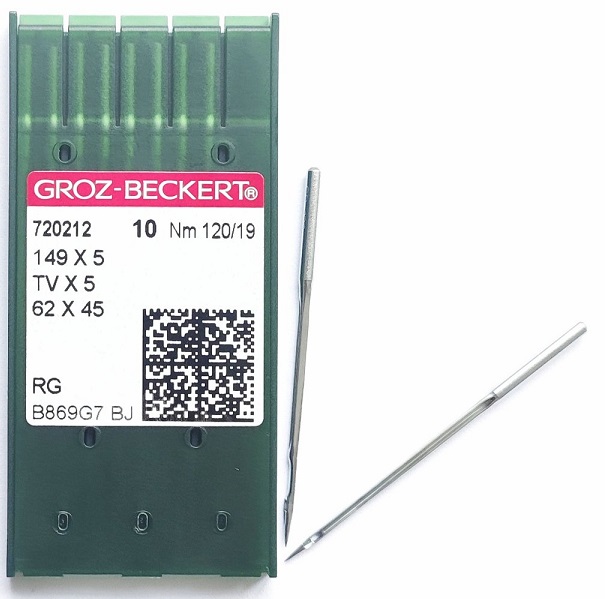 GROZ-BECKERT TVx5 №120 RG голки для машин ланцюжкового стібка