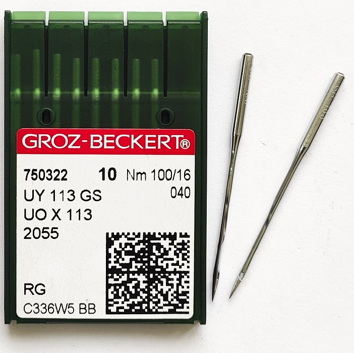 GROZ-BECKERT UOx113GHS №100 RG голки для поясних машин GROZ-BECKERT UOx113GHS №100 RG голки для поясних машин