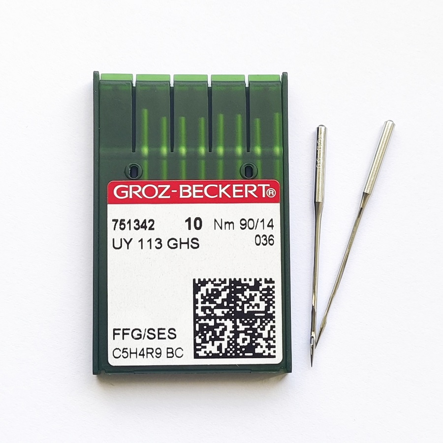 GROZ-BECKERT UYx113GHS №90 SES голки для поясних машин GROZ-BECKERT UYx113GHS №90 SES голки для поясних машин