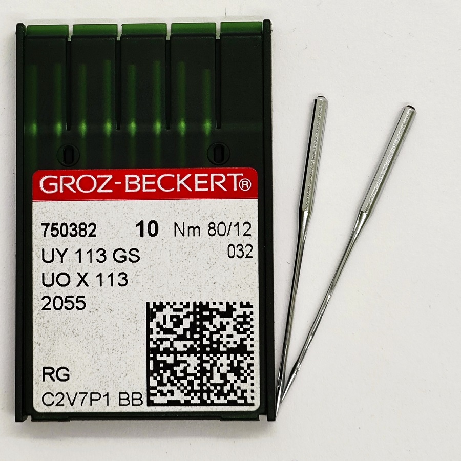 GROZ-BECKERT UYx113GS №80 RG голки для поясних машин GROZ-BECKERT UYx113GS №80 RG голки для поясних машин