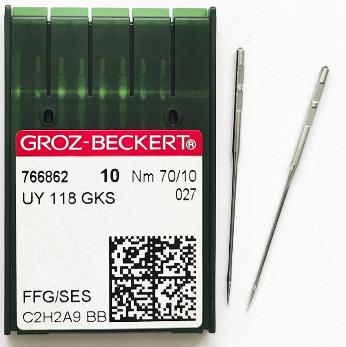 GROZ-BECKERT UYx118GKS №70 SES голки для флетлока GROZ-BECKERT UYx118GKS №70 SES голки для флетлока