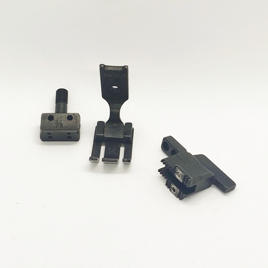 Комплект JK 58420G 9,5 мм 3/8 810587 (лапка, зубчата рейка,голкотримач) Комплект JK 58420G 9,5 мм 3/8 810587 (лапка, зубчата рейка,голкотримач)